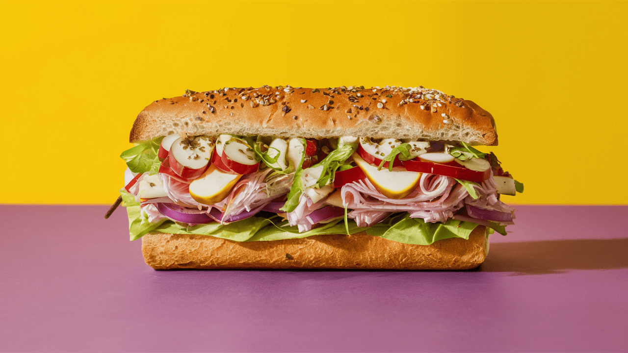 Albuquerque Turkey Sub on 9-Grain Wheat Bread (6")