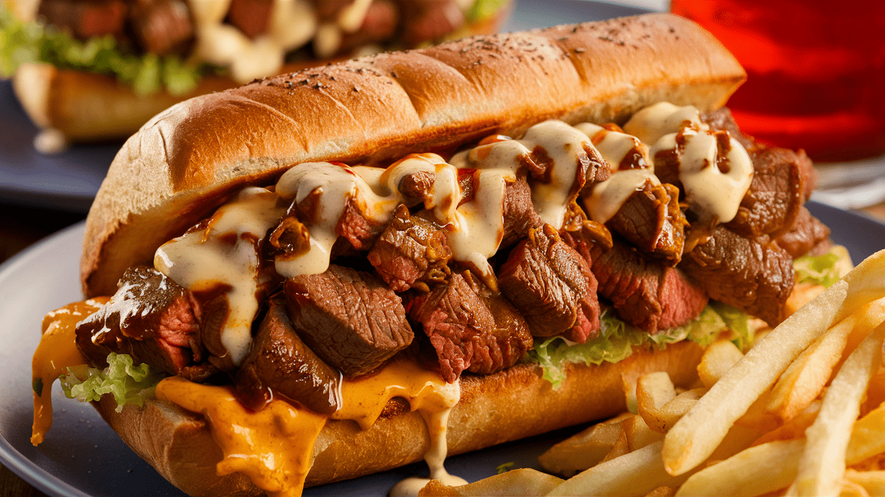 Chipotle Cheesesteak Sandwich